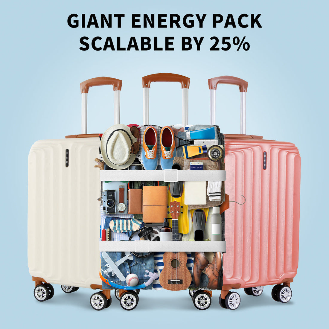 Expandable Luggage Set HardShell | UUH