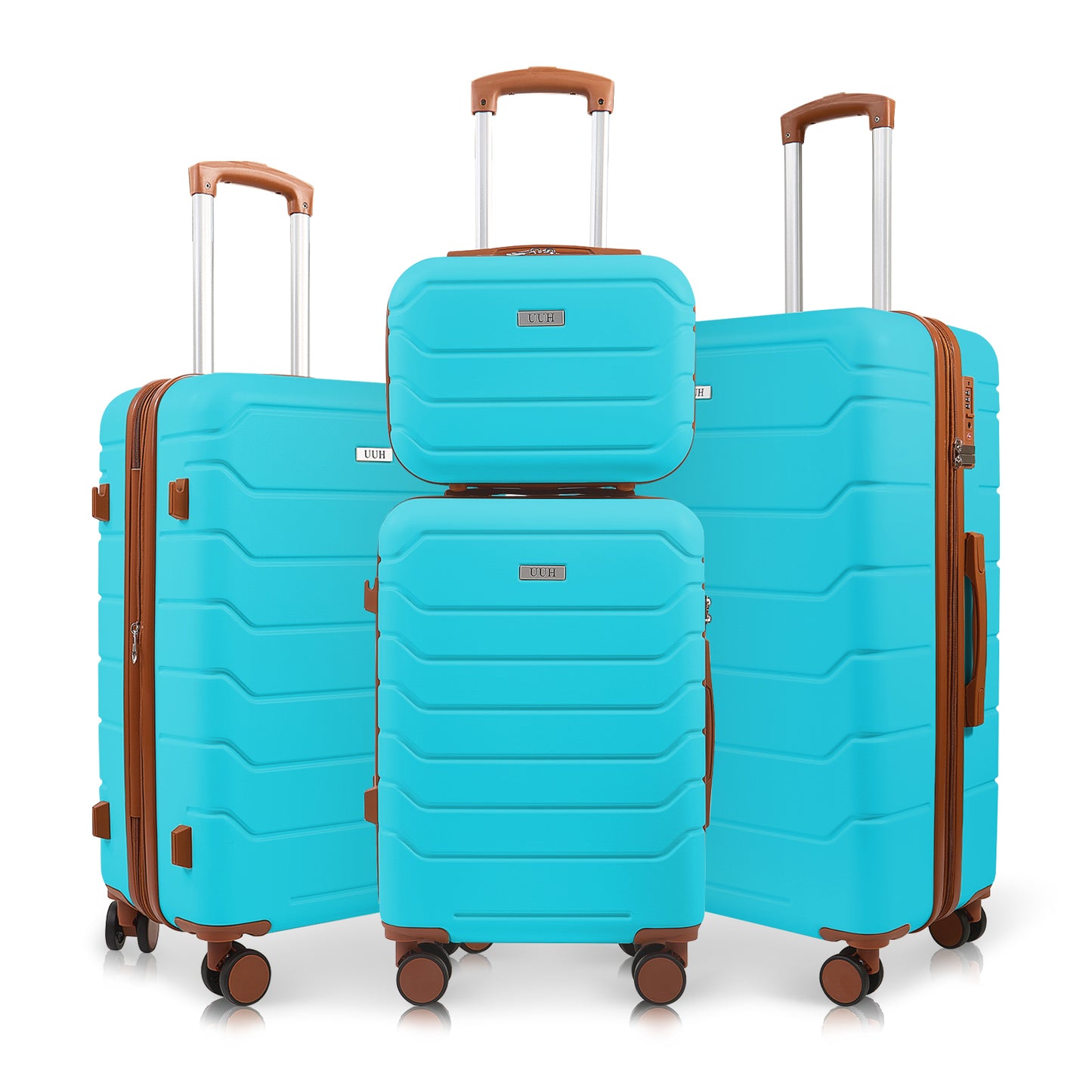 UUH 28-inch Luggage Family Travel 4-Piece Set – Buy 1 Get 3 Free (Includes 24/20/13-Inch)