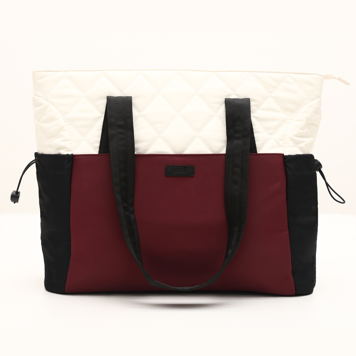 Modern Patchwork Tote with Pouch