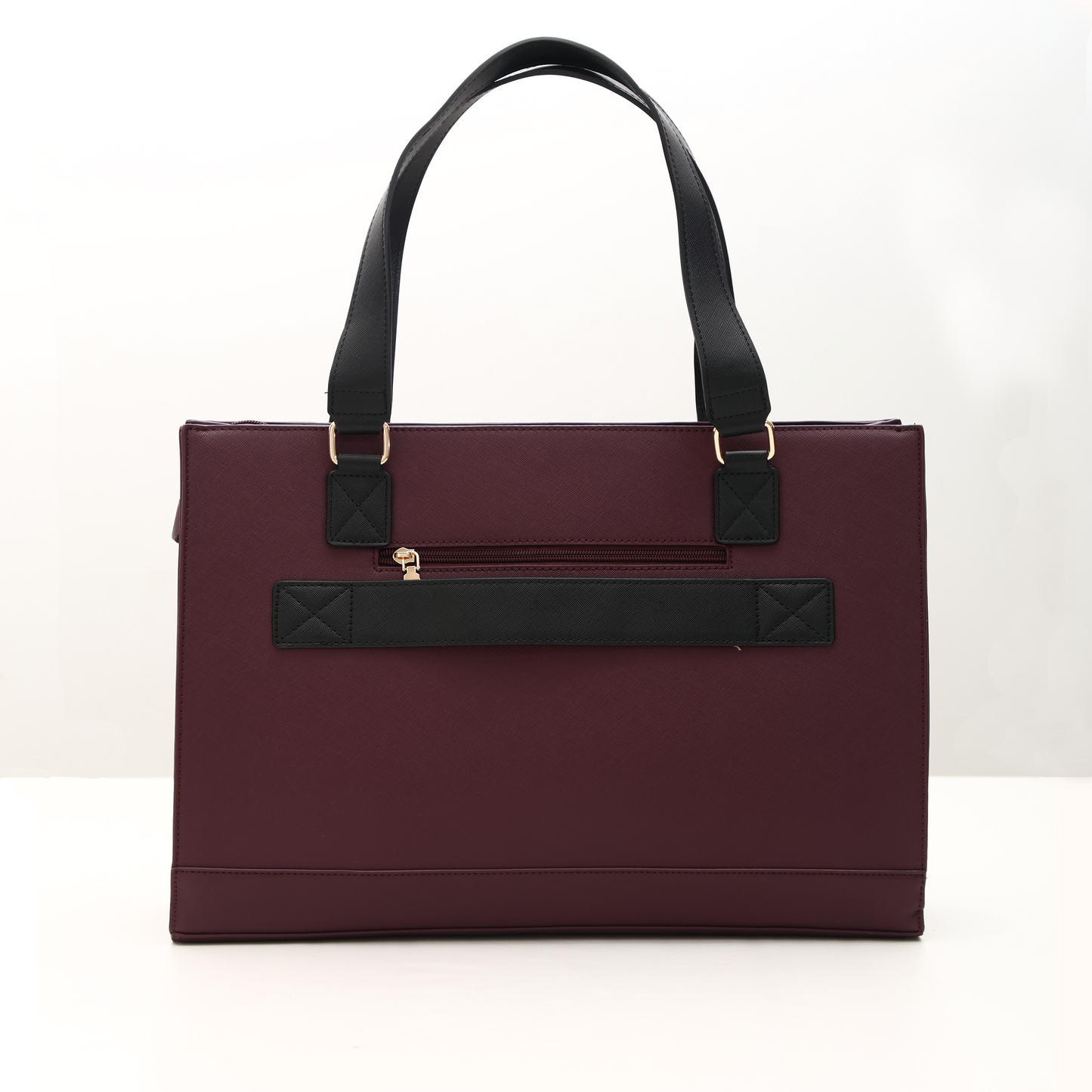 MaxCarry Leather Tote with Pouch