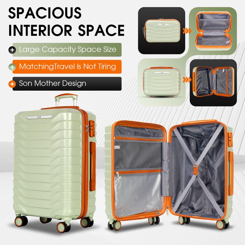 Large Checked Luggage Green | UUH