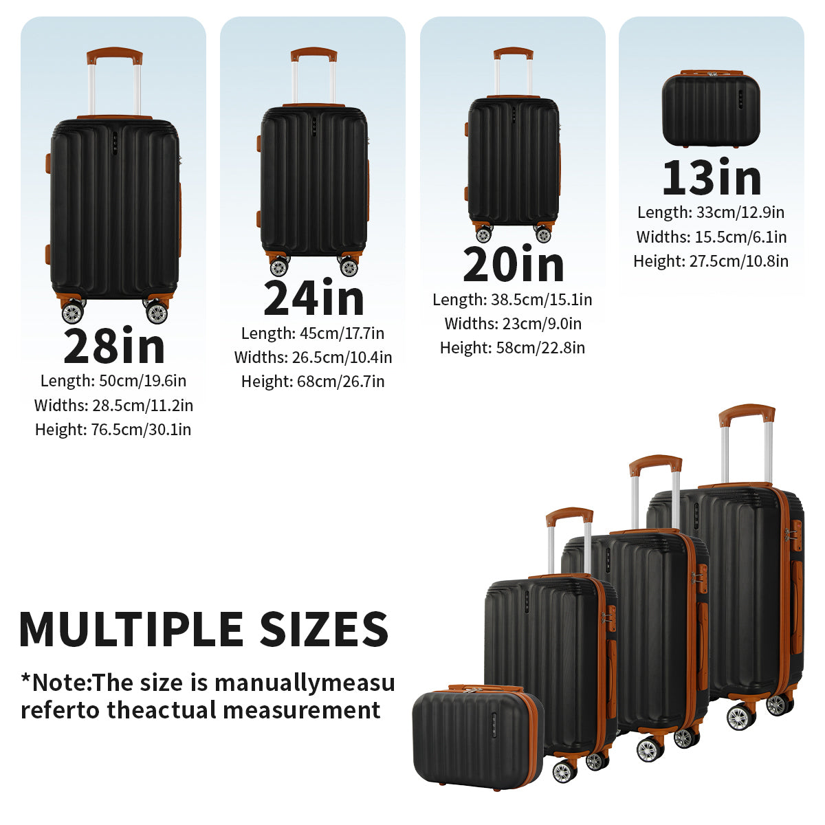 Inexpensive Luggage Sets Black | UUH