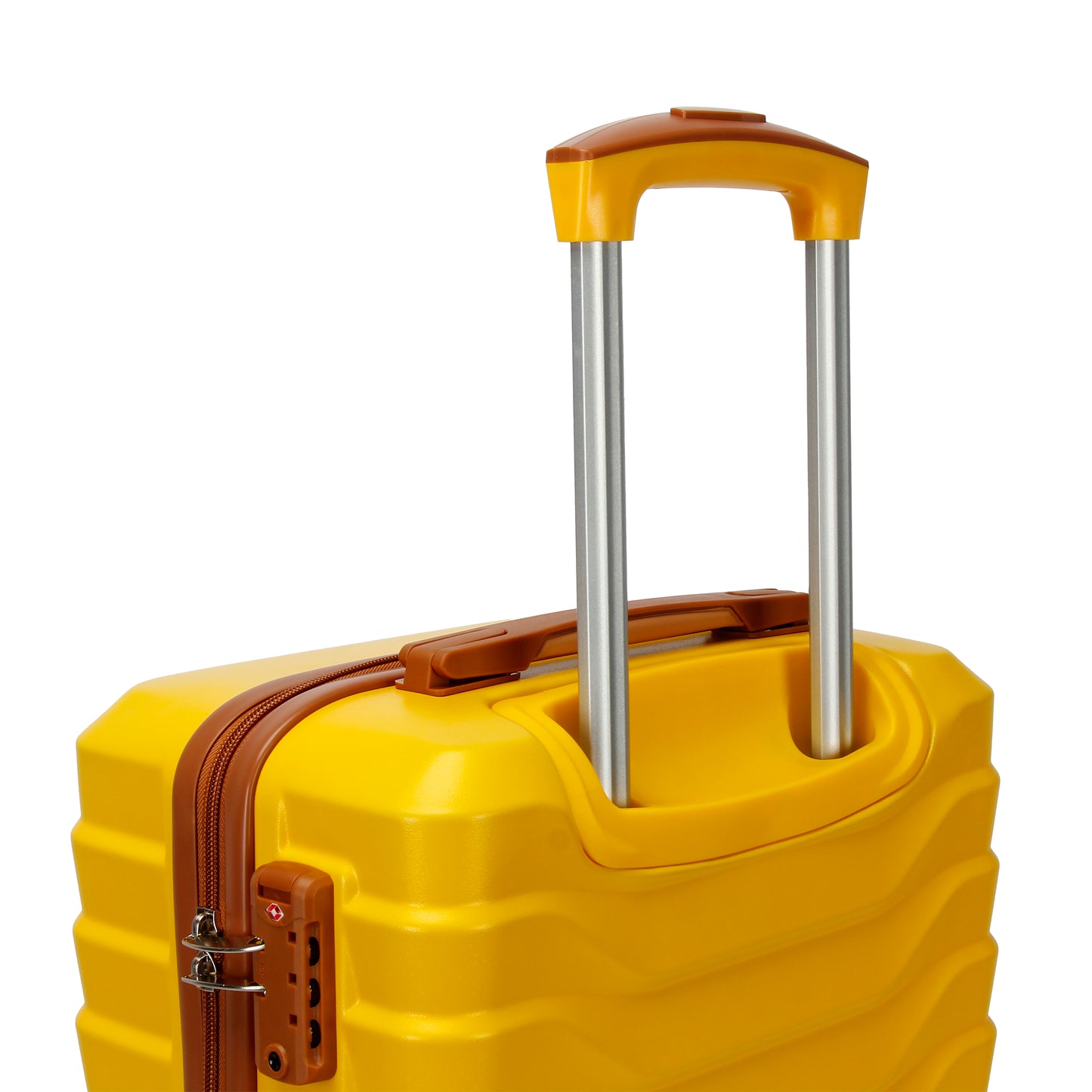 UUH Luxe - Four Piece Luggage Set Hard Sided Suitcases with locks (20inch,24inch,28inch)