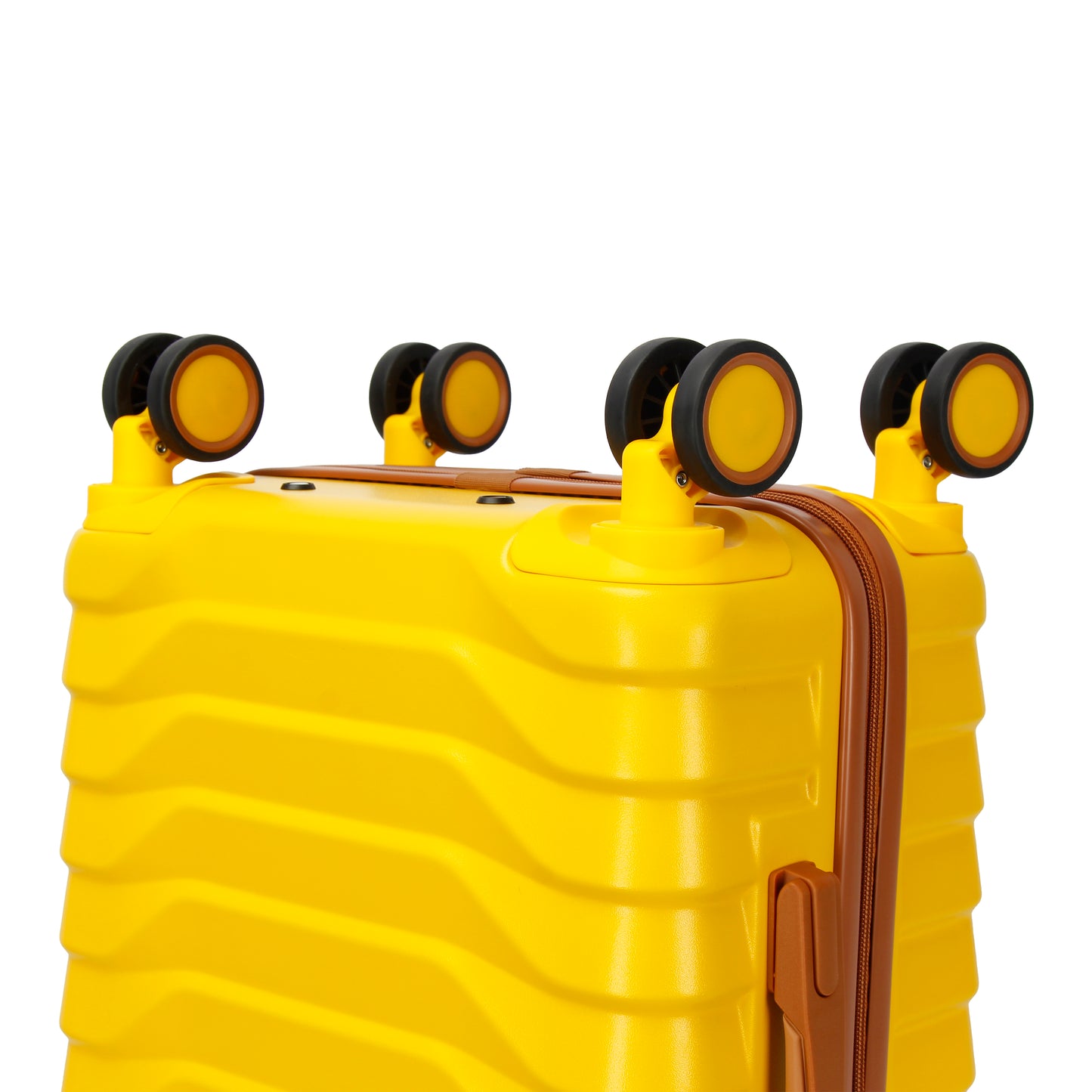 UUH Luxe - Four Piece Luggage Set Hard Sided Suitcases with locks (20inch,24inch,28inch)