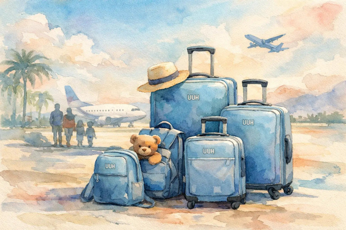 Best Luggage Set for Family Travel That Fits - UUH OFFICIAL