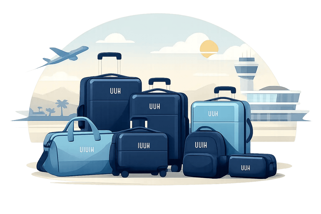 How a 6 Piece Luggage Set Simplifies Travel - UUH OFFICIAL