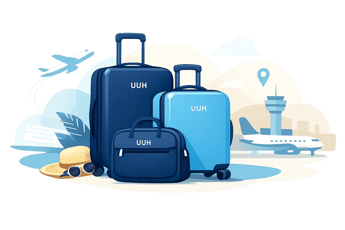 Lightweight Luggage Set for Travel That Fits - UUH OFFICIAL