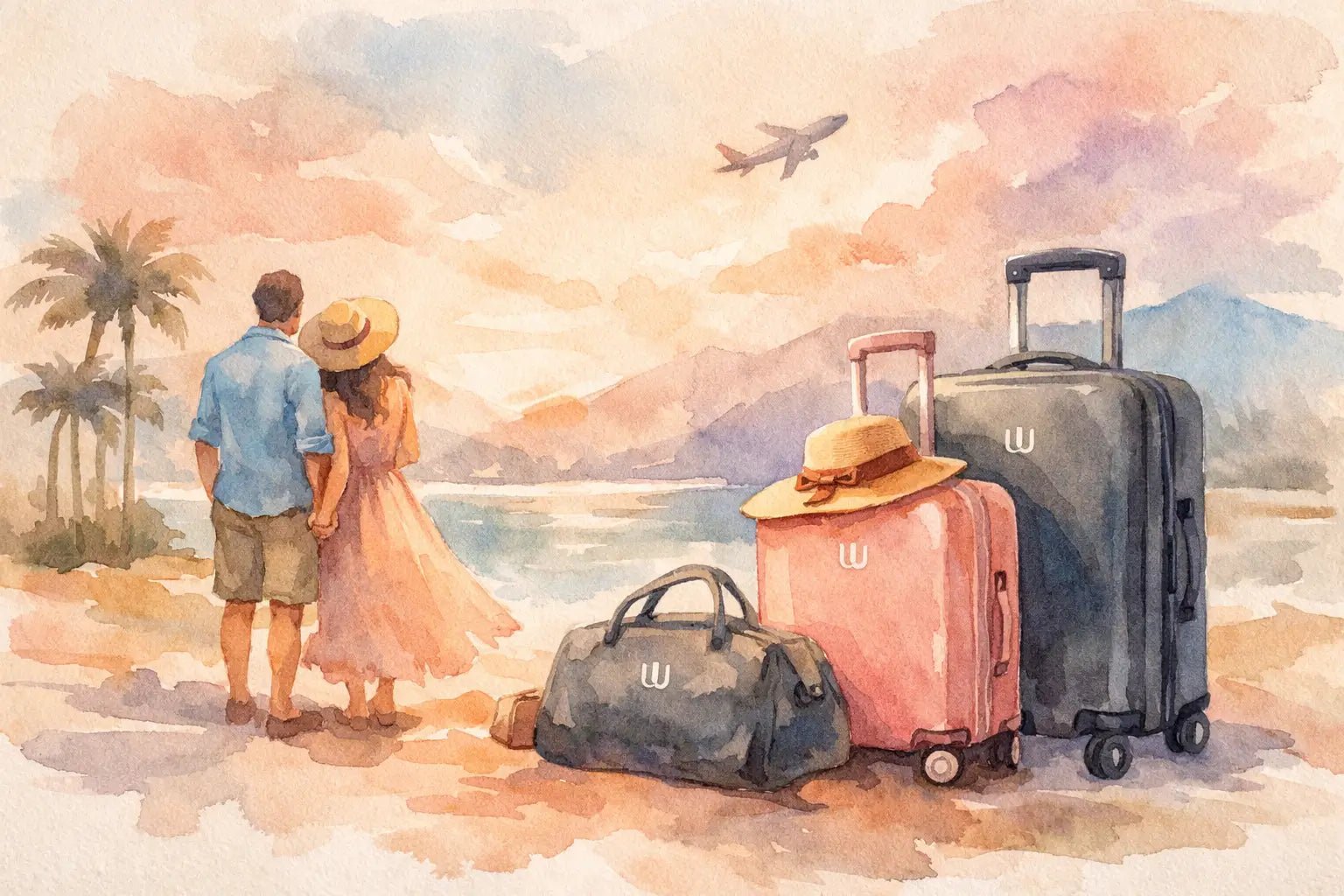 Matching Luggage for Couples That Travels Well - UUH OFFICIAL