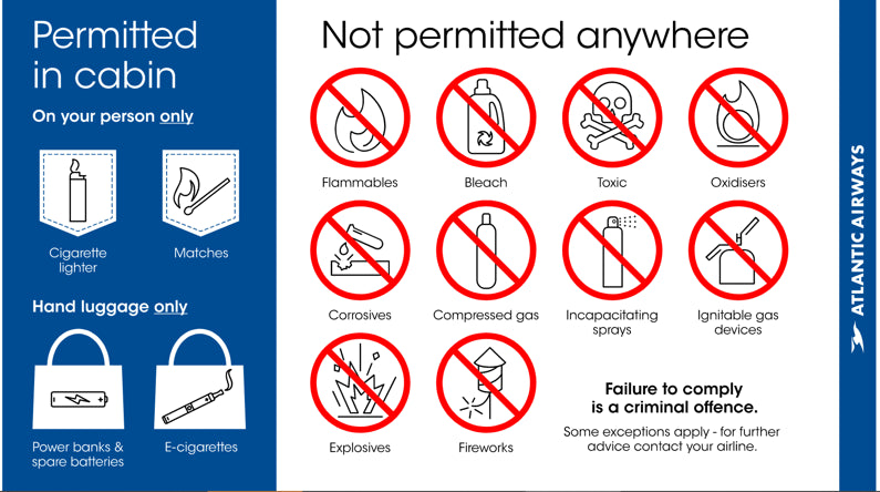 Not Allowed In Checked Luggage​ | UUH