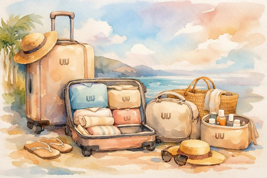 Organized Luggage Set for Vacations: Pack Better - UUH OFFICIAL