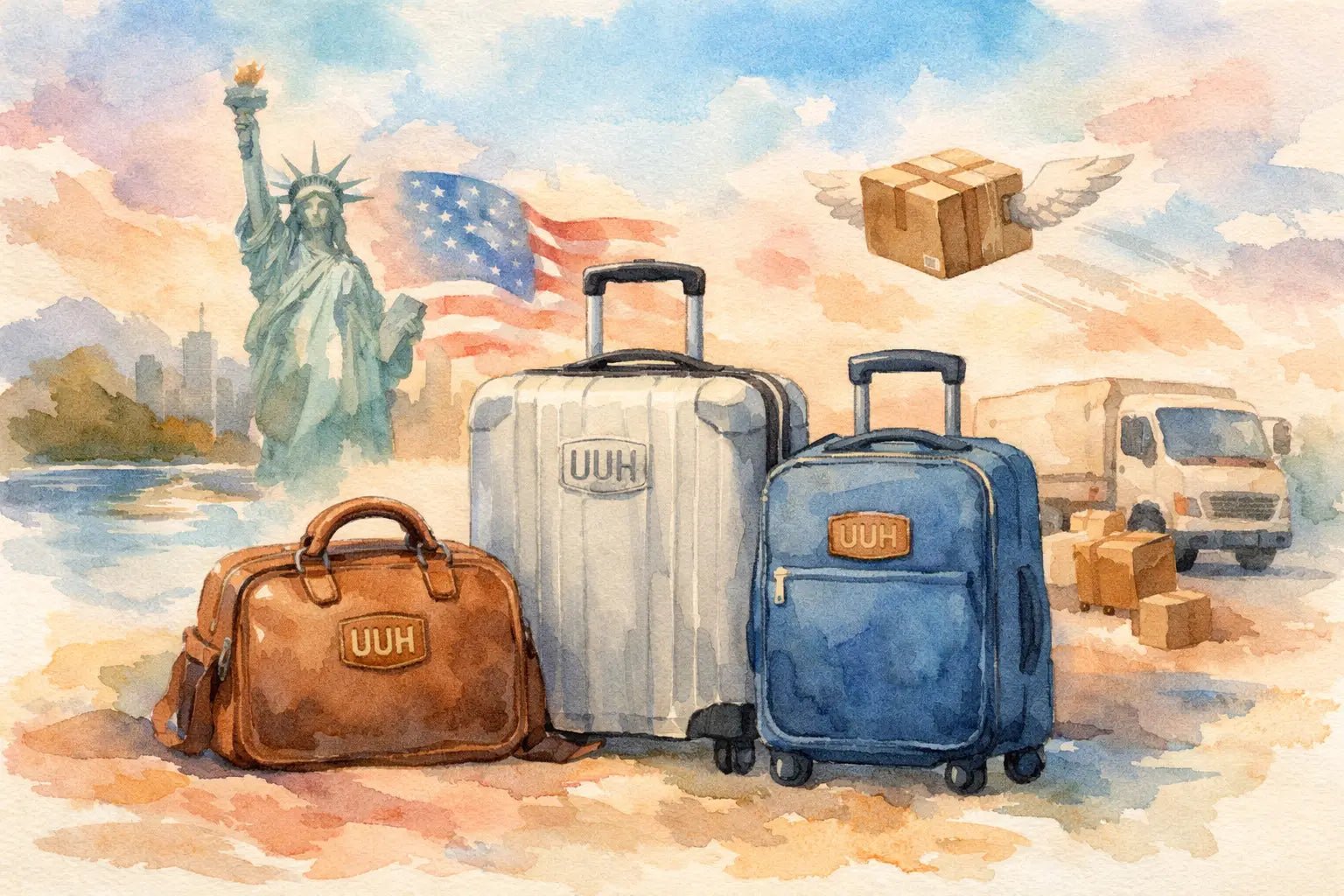 US Luggage Free Shipping, Chosen With Care - UUH OFFICIAL