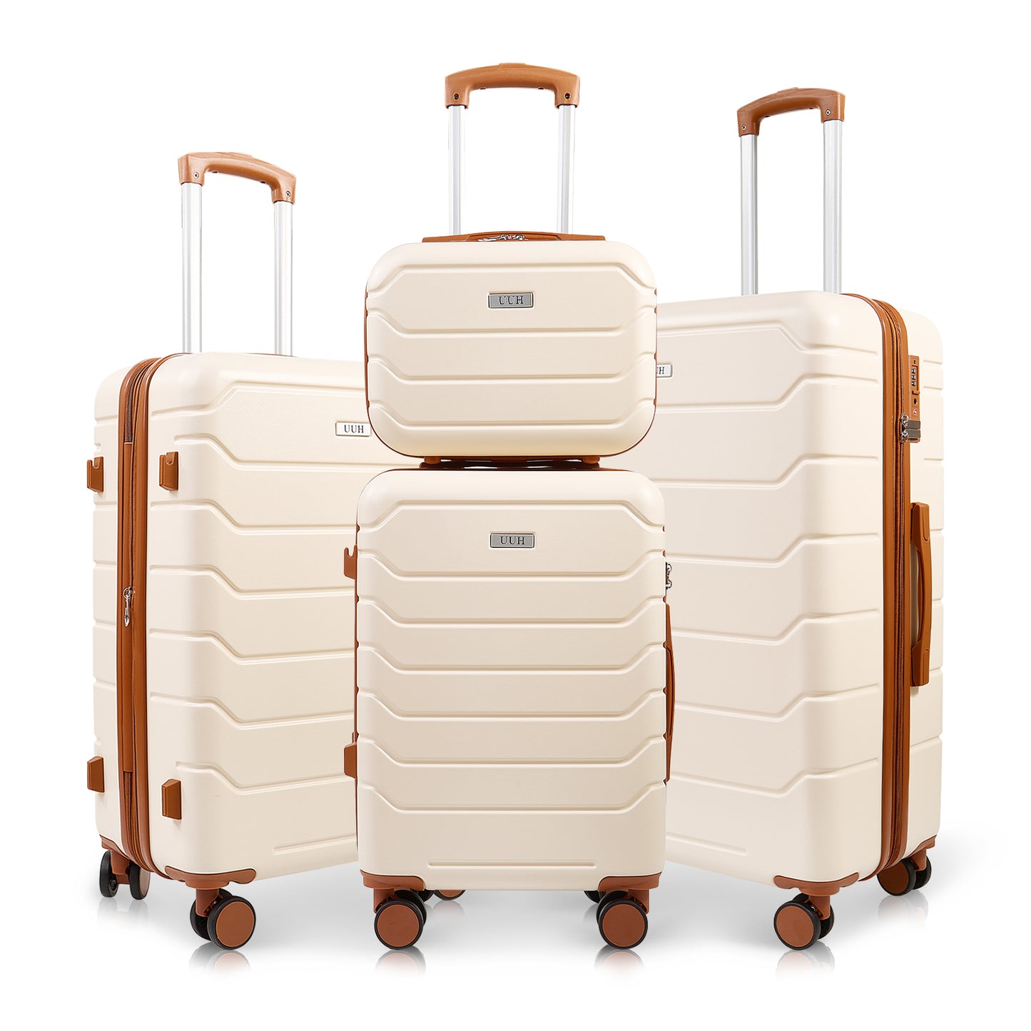UUH 28-inch Luggage Family Travel 4-Piece Set – Buy 1 Get 3 Free (Includes 24/20/13-Inch)