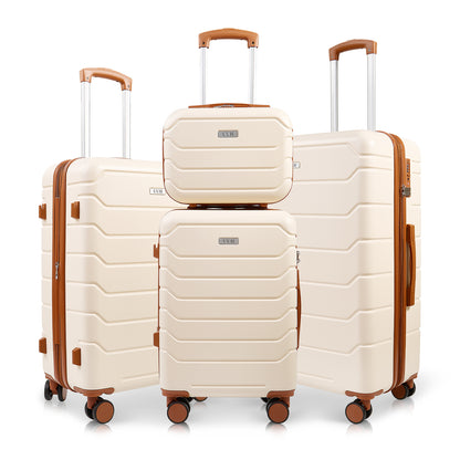 UUH 28-inch Luggage Family Travel 4-Piece Set – Buy 1 Get 3 Free (Includes 24/20/13-Inch)