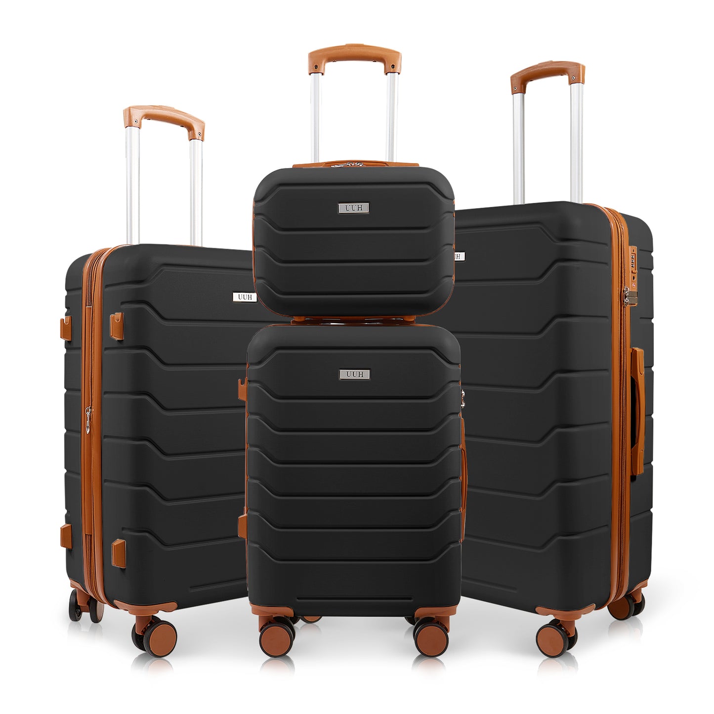 UUH 28-inch Luggage Family Travel 4-Piece Set – Buy 1 Get 3 Free (Includes 24/20/13-Inch)