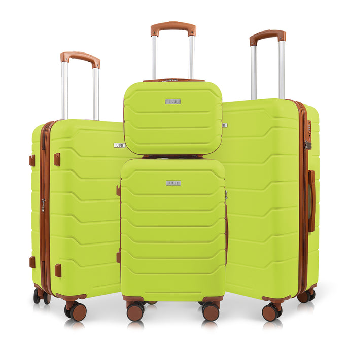 UUH 28-inch Luggage Family Travel 4-Piece Set – Buy 1 Get 3 Free (Includes 24/20/13-Inch)