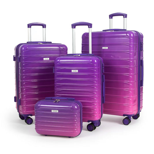 UUH 28-inch Luggage Family Travel 4-Piece Set – Buy 1 Get 3 Free (Includes 24/20/13-Inch)