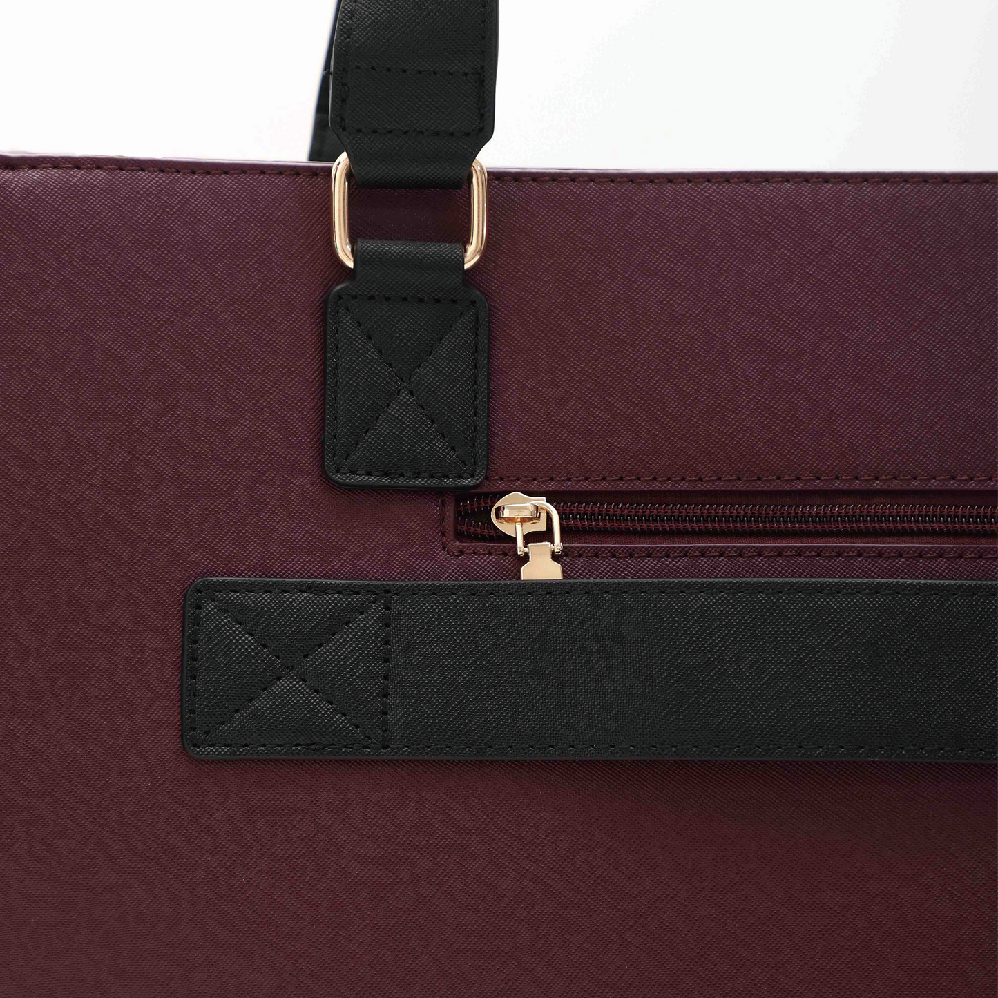 MaxCarry Leather Tote with Pouch