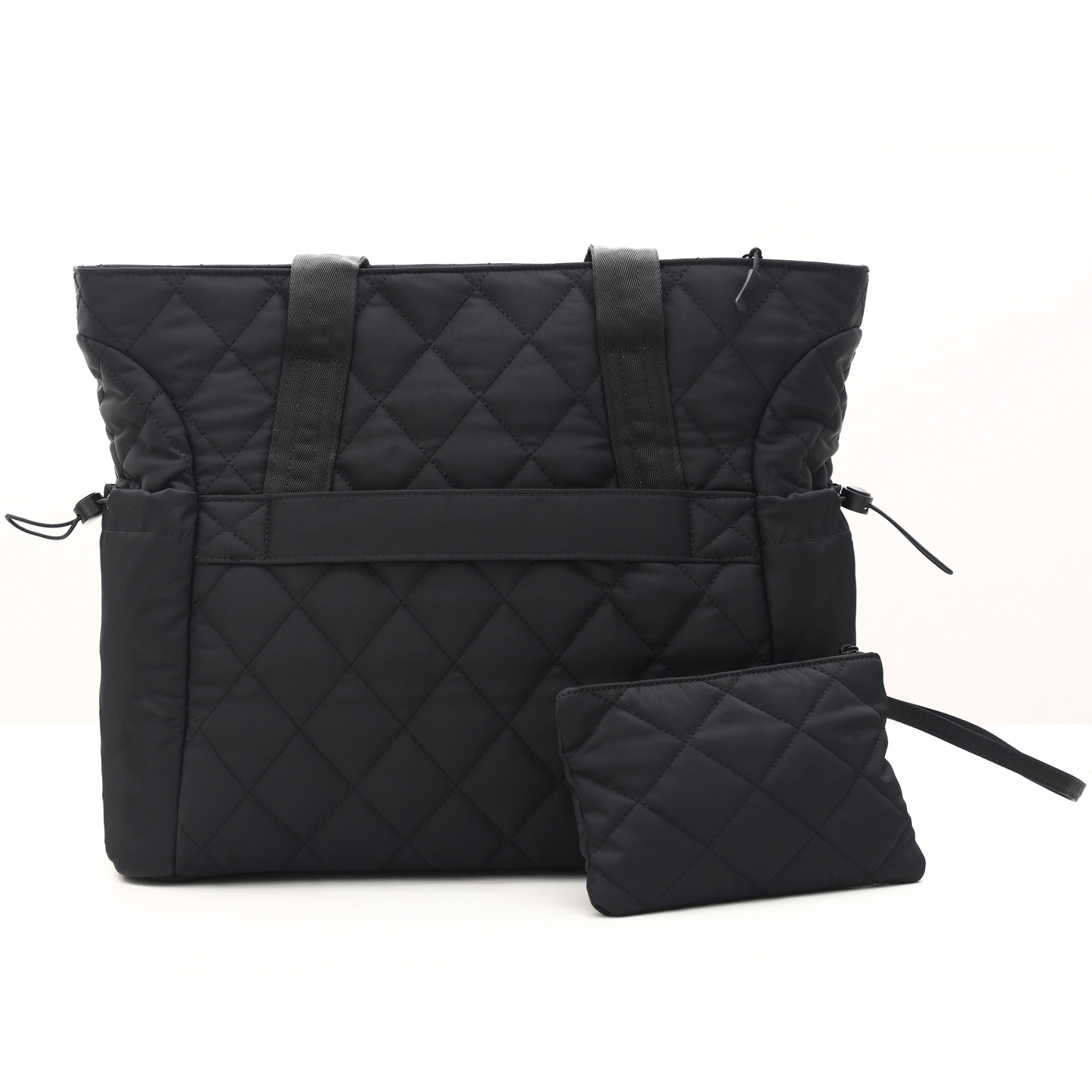 Chic Quilted Tote & Pouch Set