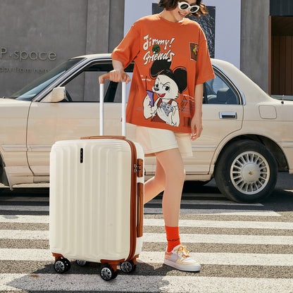 UUH 6-Piece Luggage Family Travel Set-Rose Gold