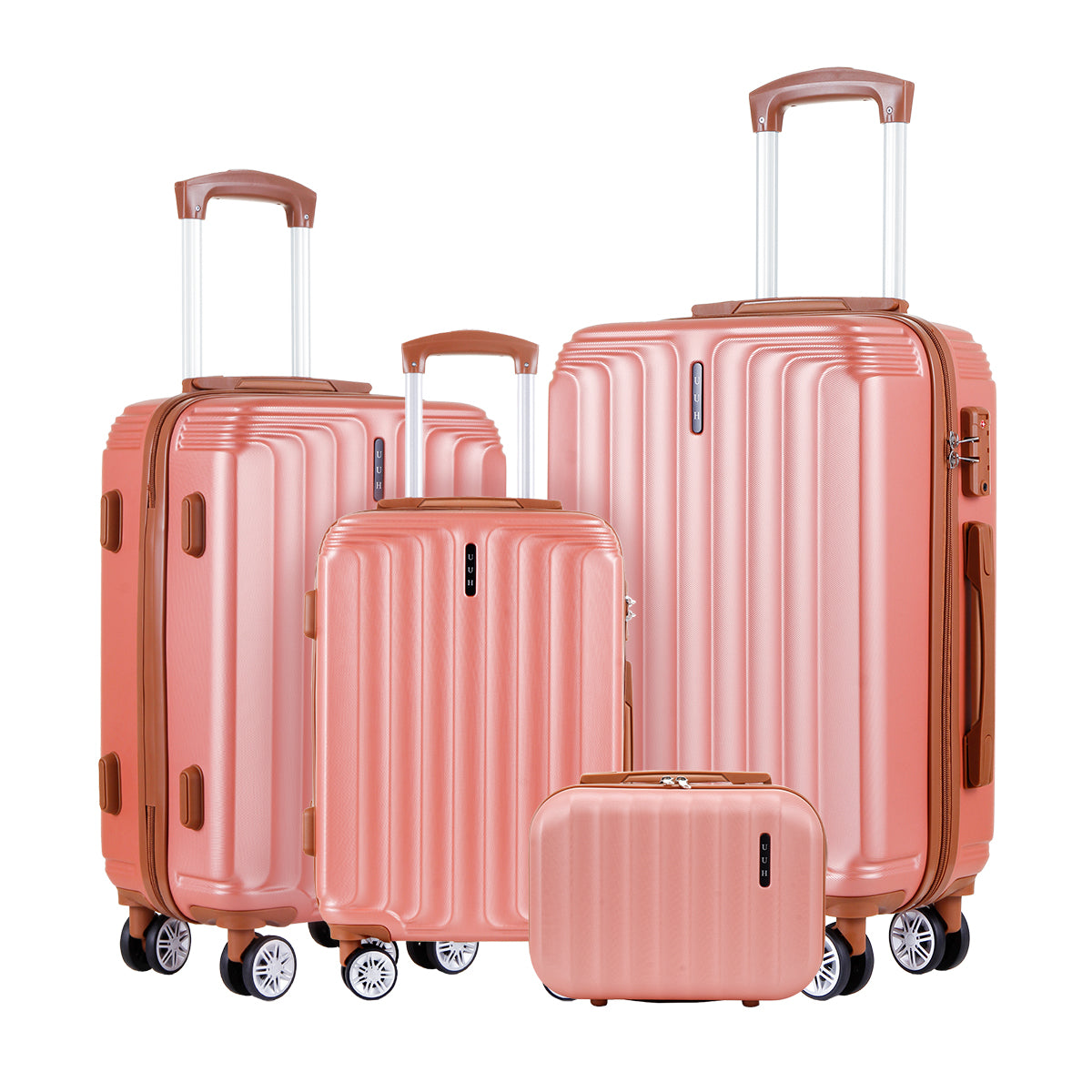 UUH 28-inch Luggage Family Travel 4-Piece Set – Buy 1 Get 3 Free (Includes 24/20/13-Inch)