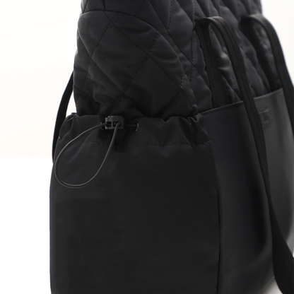 Chic Quilted Tote & Pouch Set