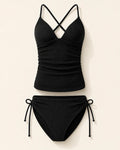 UUH Women’s V-Neck Tankini Swimsuit
