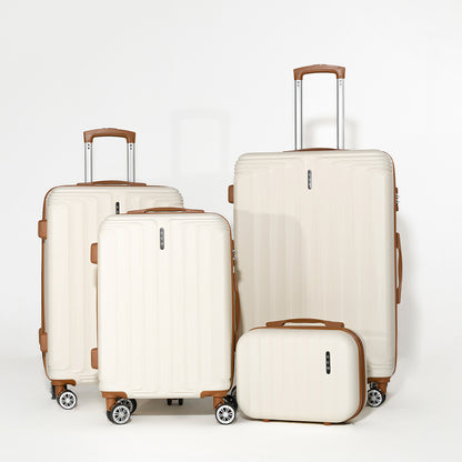 UUH 28-inch Vertical Luggage Family Travel 4-Piece Set – Buy 1 Get 3 Free (Includes 24/20/13-Inch)