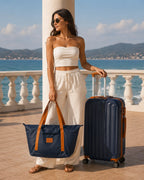 UUH 6 Piece Luggage Set Navy Blue Hardshell Suitcases