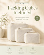 UUH 8 Piece Luggage Set Light Sage Green Hardshell Suitcases