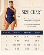 UUH Black Halter One Piece Swimsuit with Tummy Control