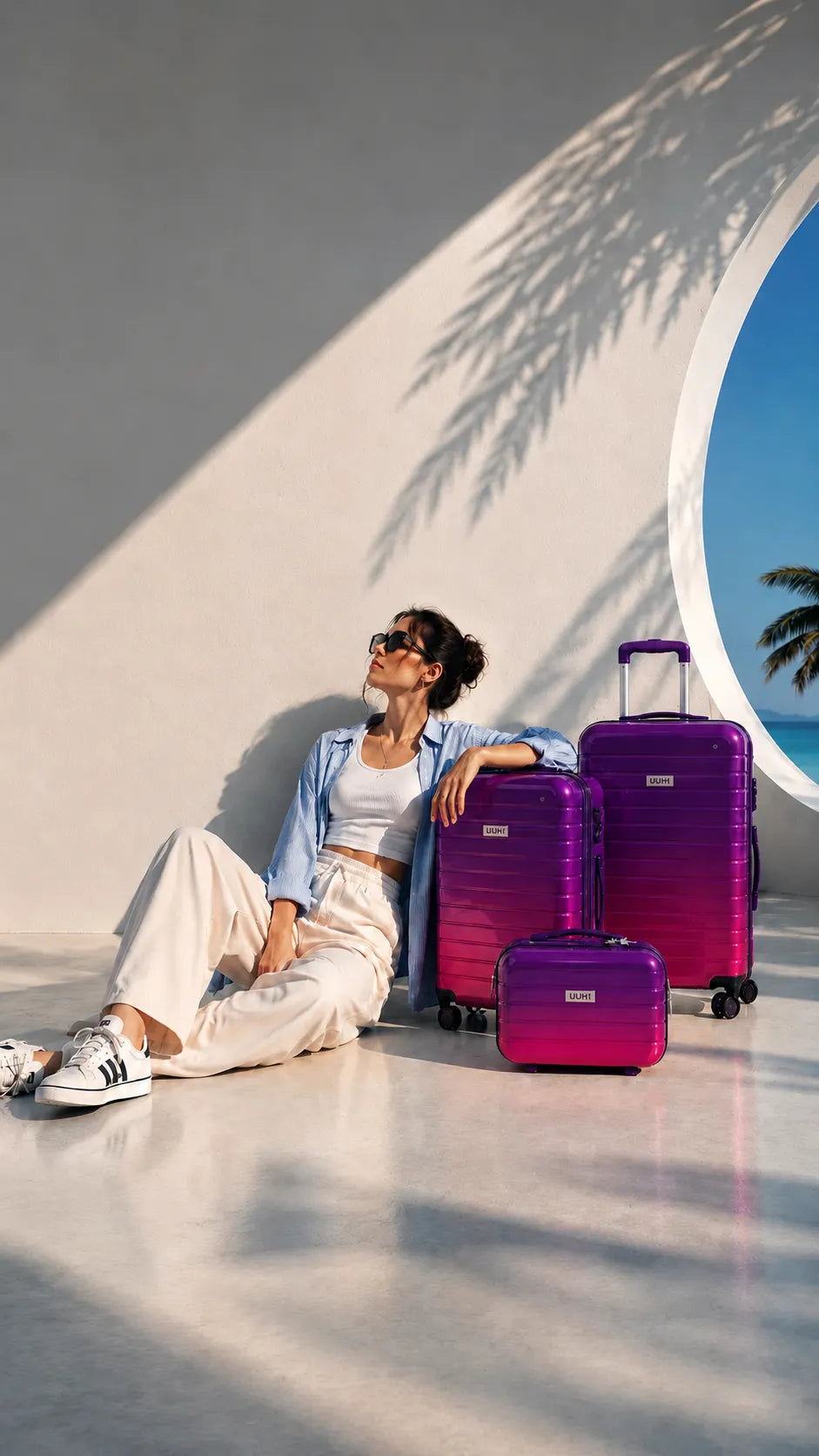 UUH luggage set for modern travel