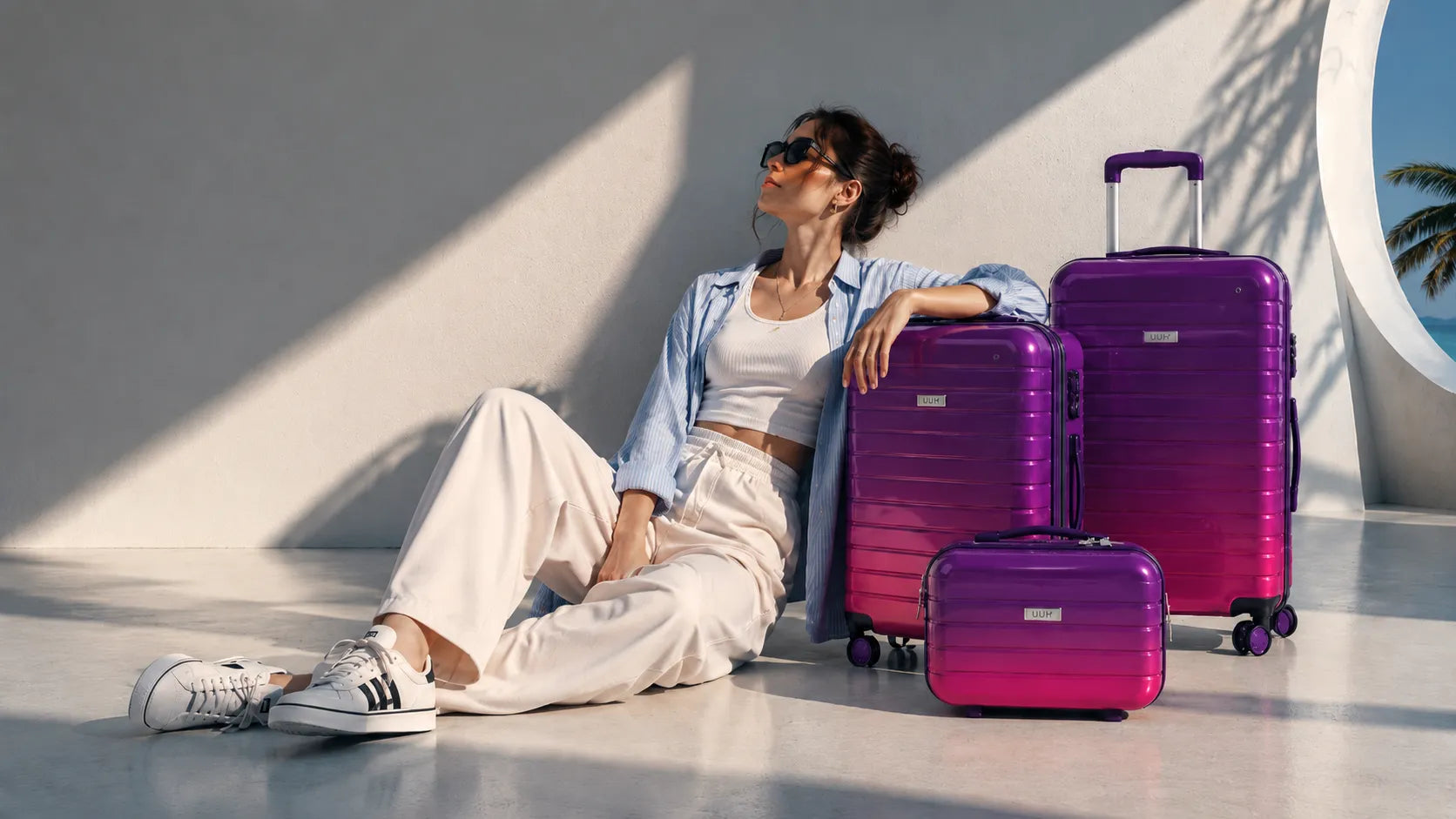 UUH luggage set for modern travel