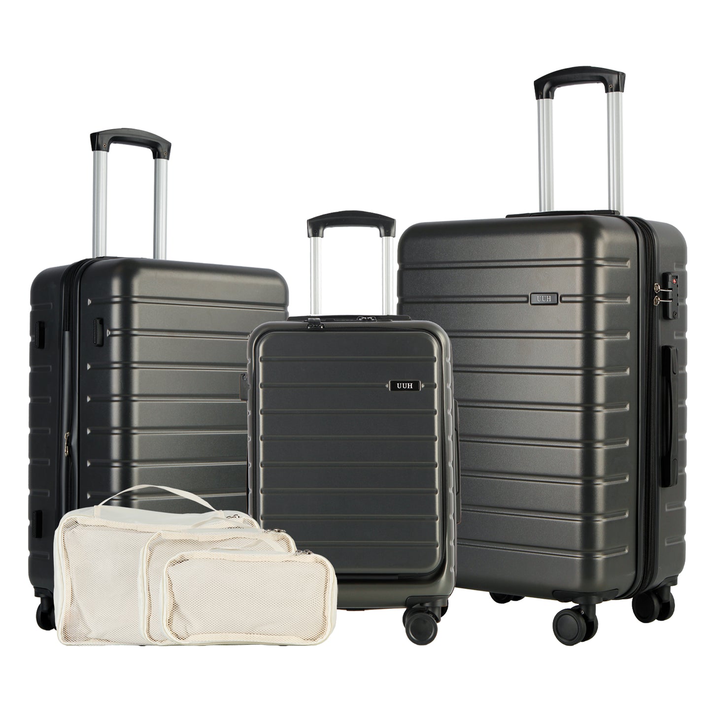 Very Lightweight Carry On Luggage Black | UUH