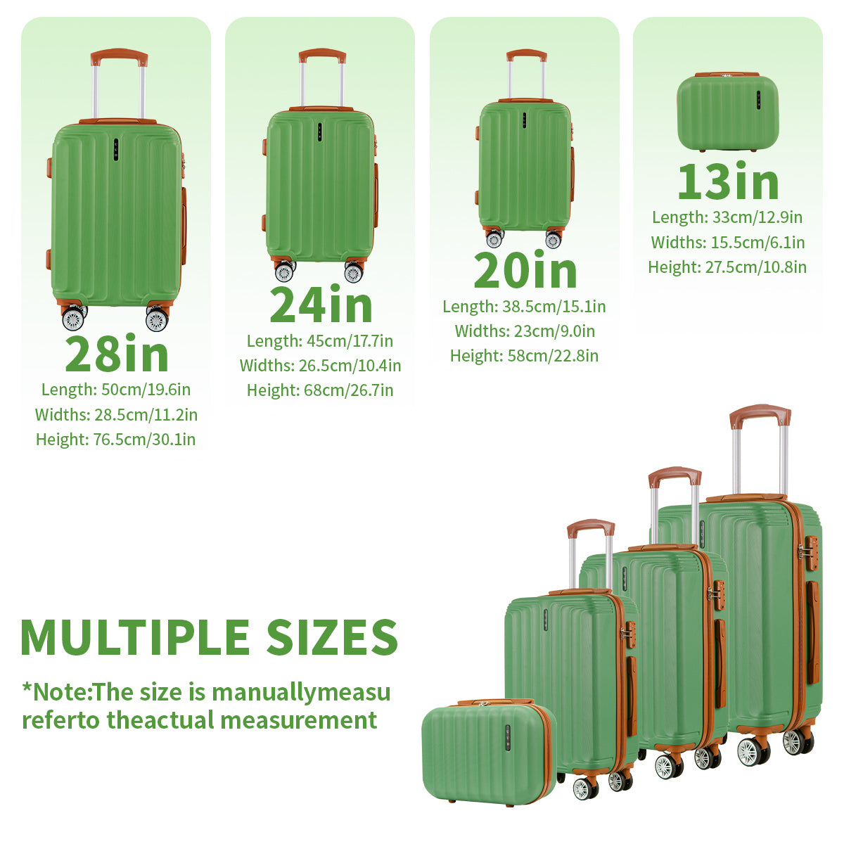 Standard Luggage Dimensions​ | UUH