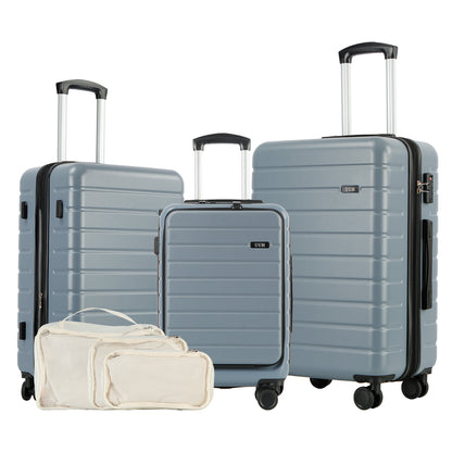 Carry On Luggage With Tote Bag Blue | UUH