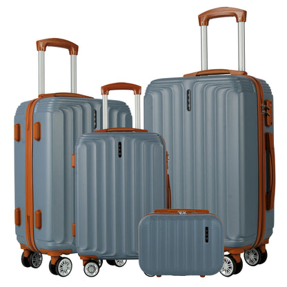 UUH 28-inch Vertical Luggage Family Travel 4-Piece Set – Buy 1 Get 3 Free (Includes 24/20/13-Inch)
