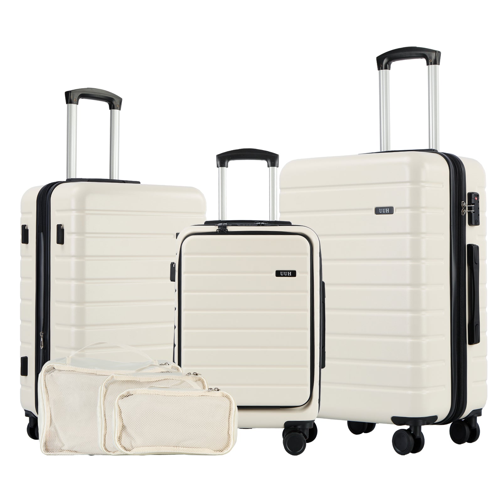 Personal Carry On Luggage White | UUH