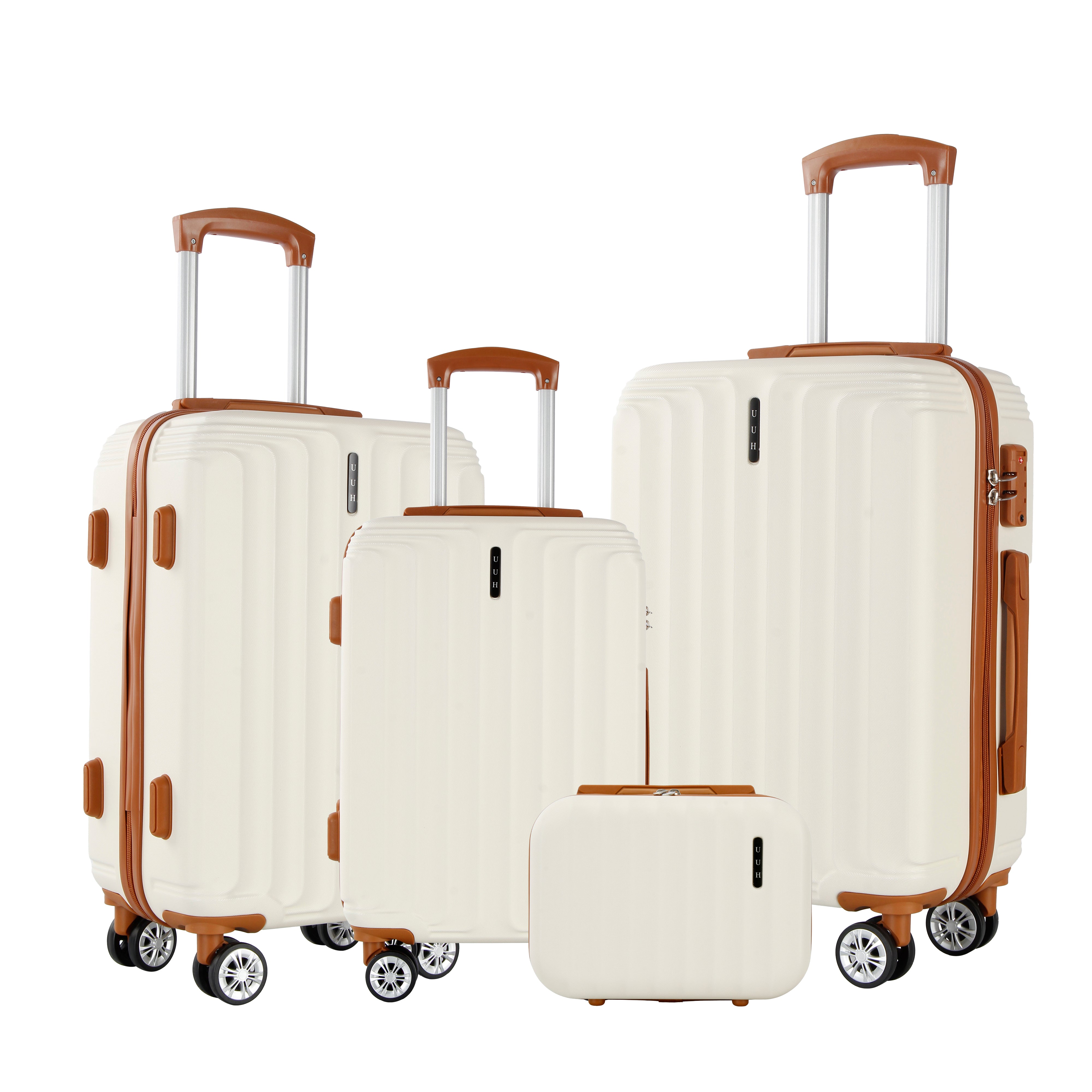 Durable Luggage Sets White | UUH