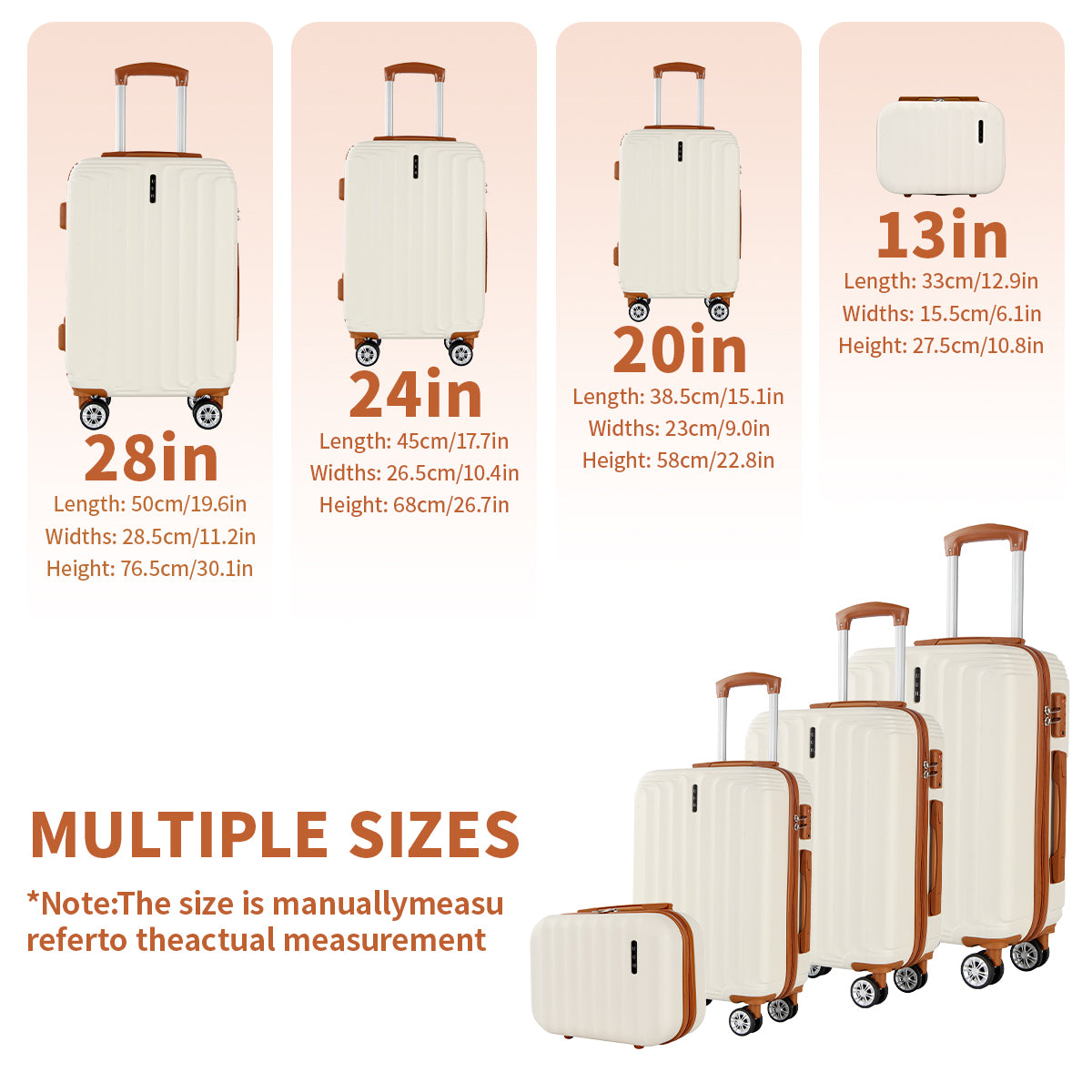 Recommended White Luggage Sets​ | UUH