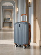 UUH 4 Piece Luggage Set Gray Hardshell Suitcases - UUH OFFICIAL - Luggage Set - UUH OFFICIAL