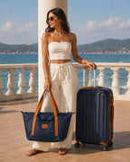 UUH 6 Piece Luggage Set Navy Blue Hardshell Suitcases - UUH OFFICIAL - Luggage Set - UUH OFFICIAL