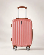 UUH 6 Piece Luggage Set Rose Gold Hardshell Suitcases - UUH OFFICIAL - Luggage Set - UUH OFFICIAL