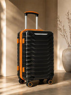 UUH 7 Piece Luggage Set Black Hardshell Suitcases - UUH OFFICIAL - Luggage Set - UUH OFFICIAL