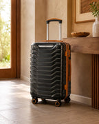UUH 7 Piece Luggage Set Black Hardshell Suitcases - UUH OFFICIAL - Luggage Set - UUH OFFICIAL