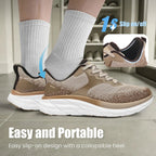 UUH Solestorm Hands-Free Chunky Sneakers – Breathable Flyknit Platform Shoes - UUH OFFICIAL - Hands-Free Sneakers - UUH OFFICIAL