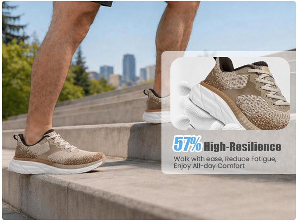 UUH Solestorm Hands-Free Chunky Sneakers – Breathable Flyknit Platform Shoes - UUH OFFICIAL - Hands-Free Sneakers - UUH OFFICIAL