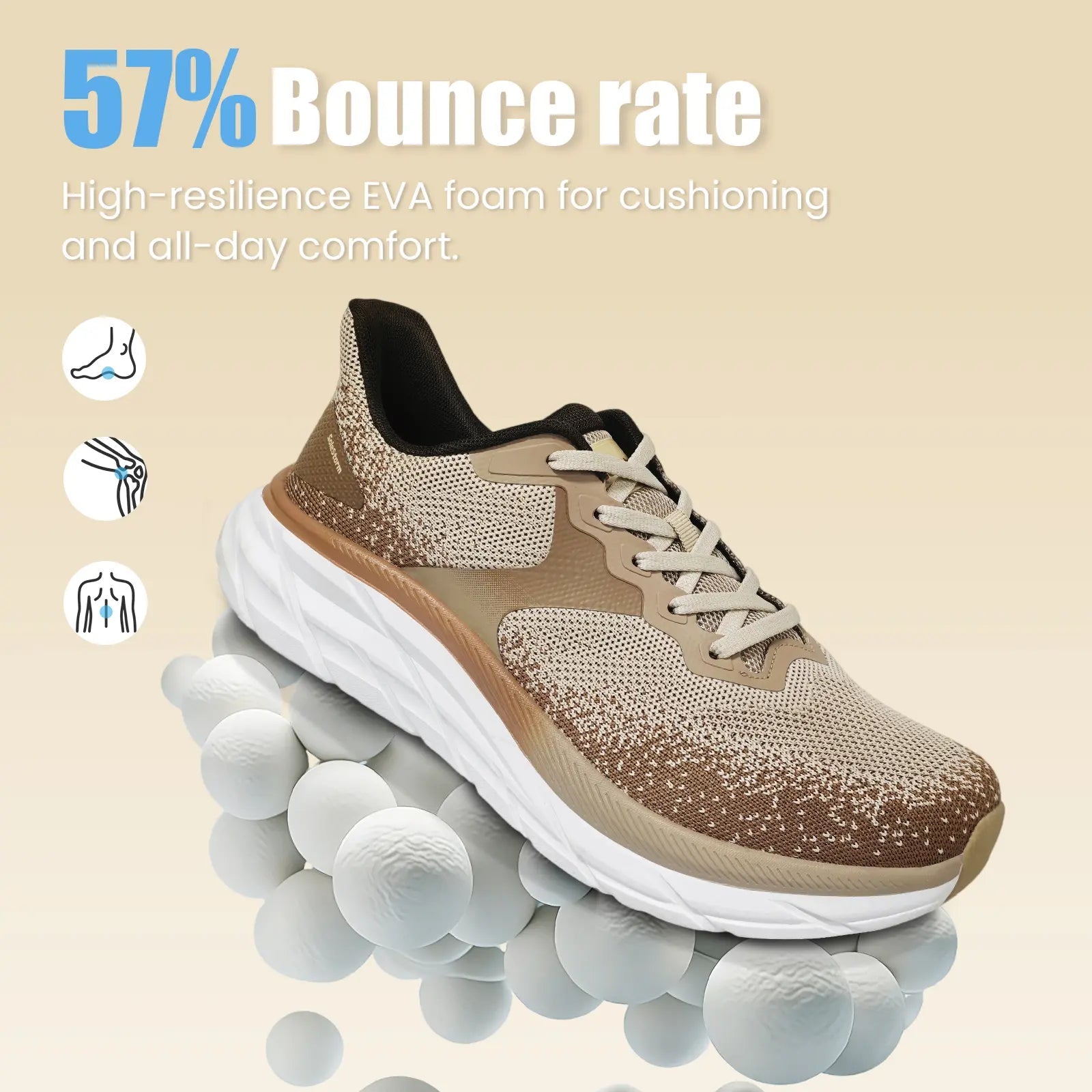UUH Solestorm Hands-Free Chunky Sneakers – Breathable Flyknit Platform Shoes - UUH OFFICIAL - Hands-Free Sneakers - UUH OFFICIAL