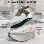 UUH Solestorm Unisex Chunky Sneakers – Breathable Mesh Slip-On Shoes - UUH OFFICIAL - Unisex Chunky Sneakers - UUH OFFICIAL