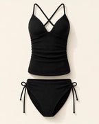 UUH Women’s V-Neck Tankini Swimsuit - UUH OFFICIAL - Women’s Swimwear - UUH OFFICIAL
