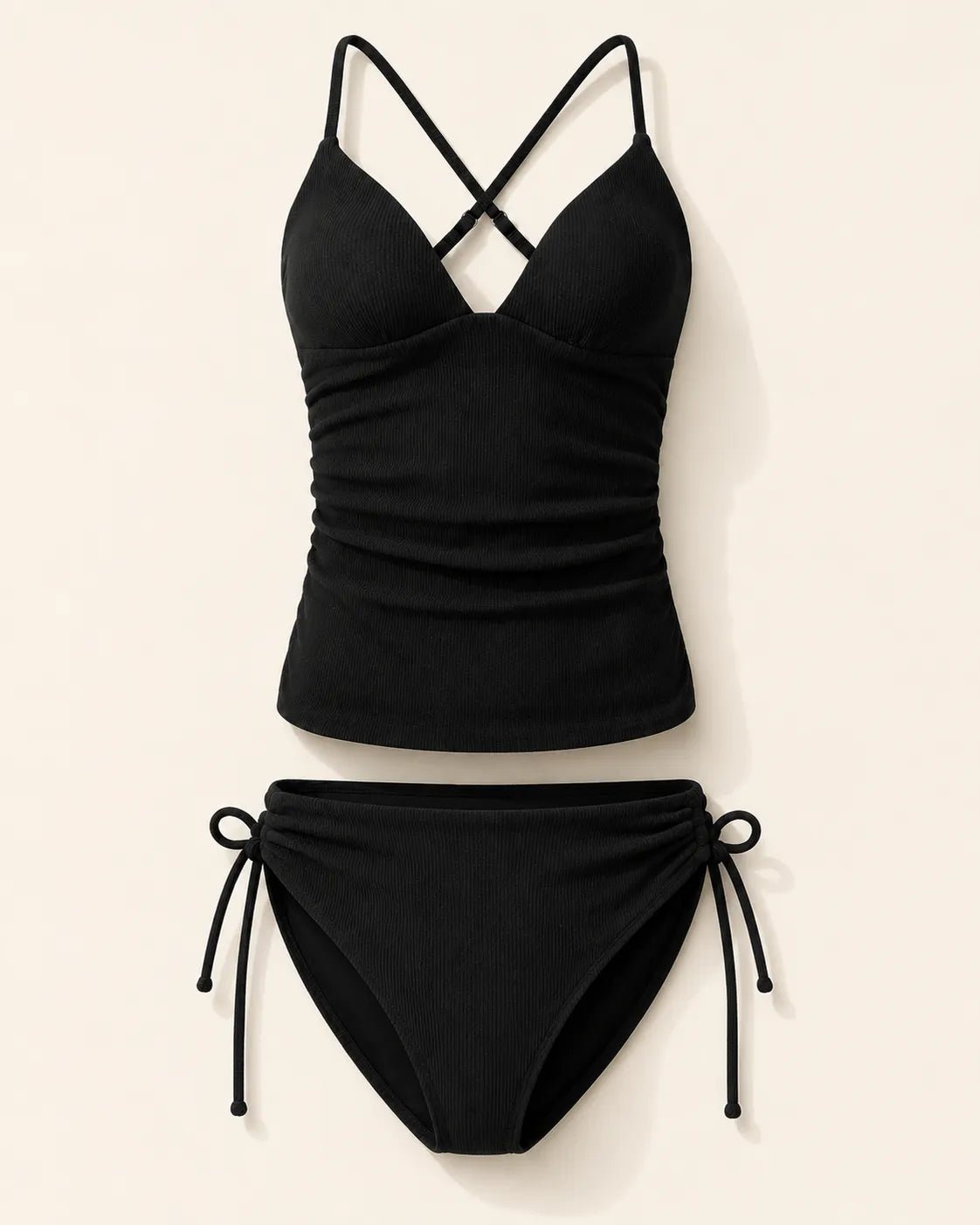 UUH Women’s V-Neck Tankini Swimsuit - UUH OFFICIAL - Women’s Swimwear - UUH OFFICIAL